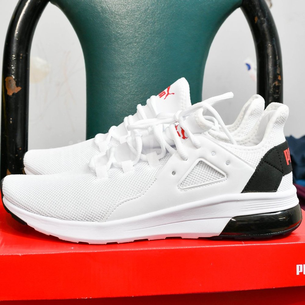Brand new PUMA Men's Electron Street Shoe in white - Picture 2 of 7